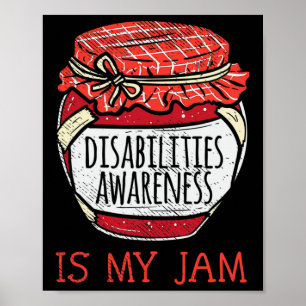 Fun Disabilities Support Saying Cute Disability A Poster