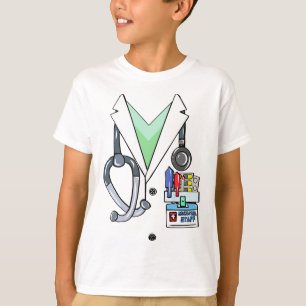 Fun Doctor White Lab Coat Costume Halloween Doctor T-Shirt