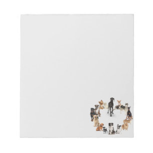 Fun Dog Breed Pet Animals Dog Notepad