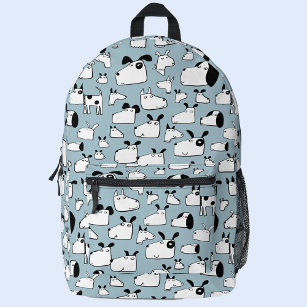 Fun Dog Cartoon Printed Backpack