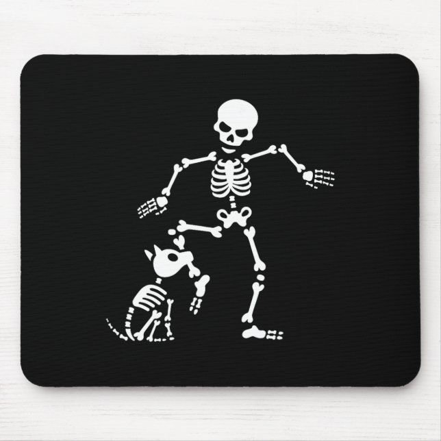 Fun Dog like bones Costume Halloween Mouse Mat (Front)