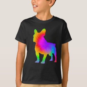Fun Dog Lover Owner Tie Dye Frenchie  T-Shirt