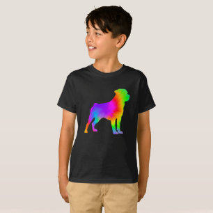 Fun Dog Lover Owner Tie Dye Rottweiler T-Shirt