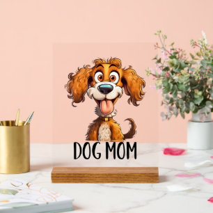 Fun dog Mum word art  Acrylic Sign