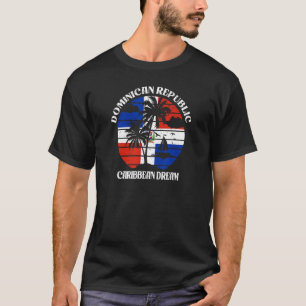 Fun dominican republic caribbean islands palm tree T-Shirt
