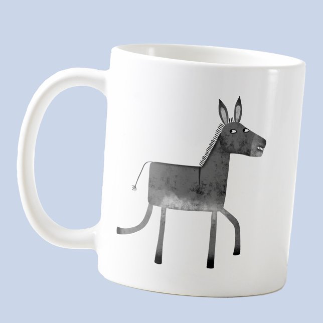 Fun Donkey Coffee Mug (Fun donkey coffee mug for animal lovers)