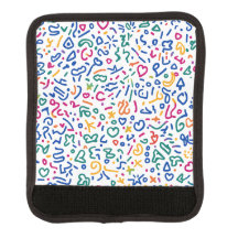 Fun doodle colourful vibrant shapes