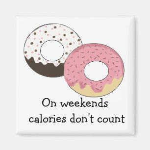 Fun Doughnut Saying Magnet