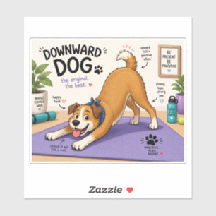 Fun Downward Dog Design