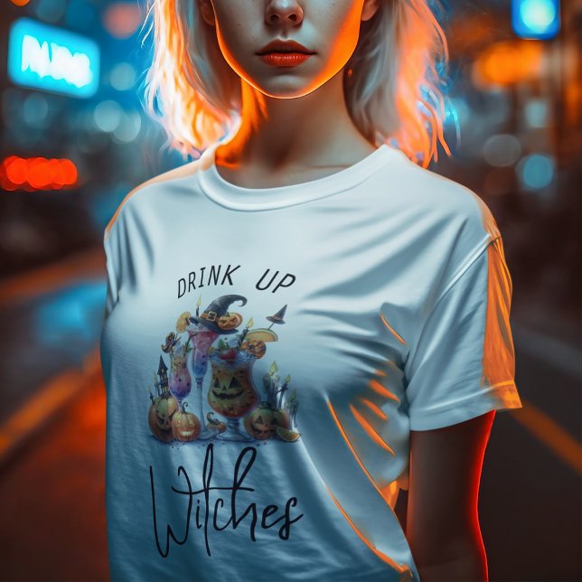 Fun Drink Up Witches Halloween T-Shirt (Creator Uploaded)