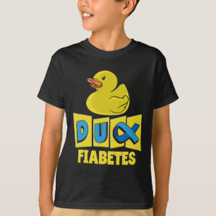 Fun Duck Diabetes Awareness  T-Shirt