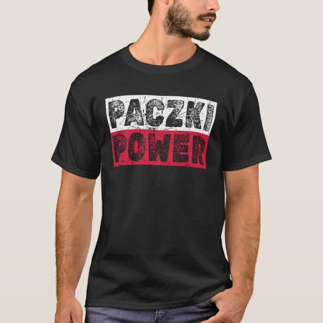Fun Dyngus Day Shirt Paczki Power Polish Donut (Front)