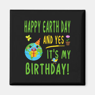 Fun Earth Day Birthday Party - April 22nd Magnet