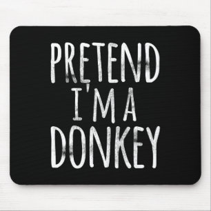Fun Easy Lazy Halloween PRETEND I'M A DONKEY Costu Mouse Mat