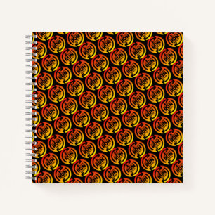 Fun Eat Sleep Run Repeat Sunset Pattern Square Notebook
