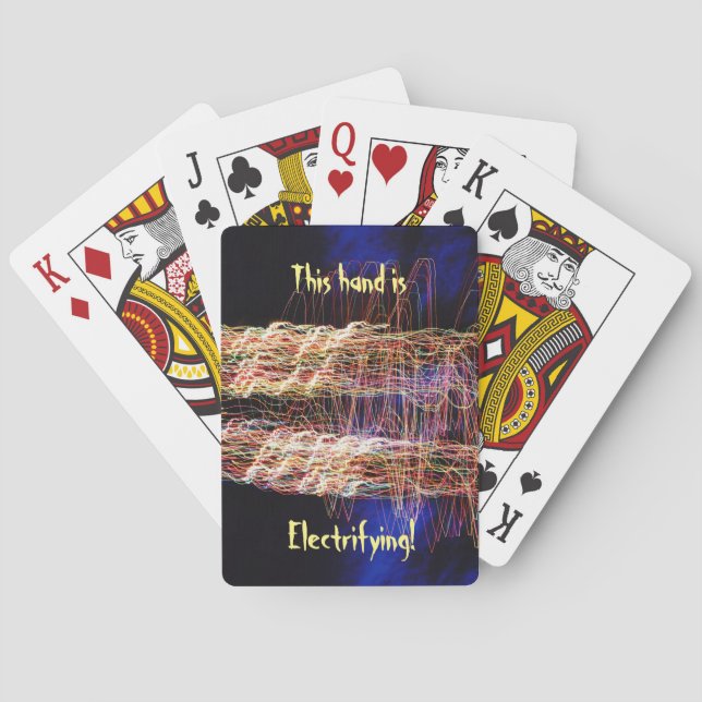 Fun Electric Zapping Playing Cards (Back)