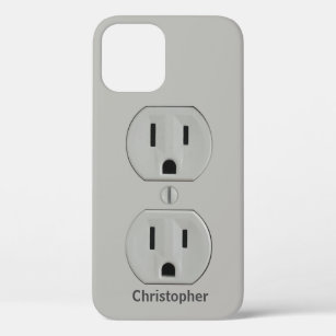 Fun electrical Wall Plug - Personalised Case-Mate iPhone Case