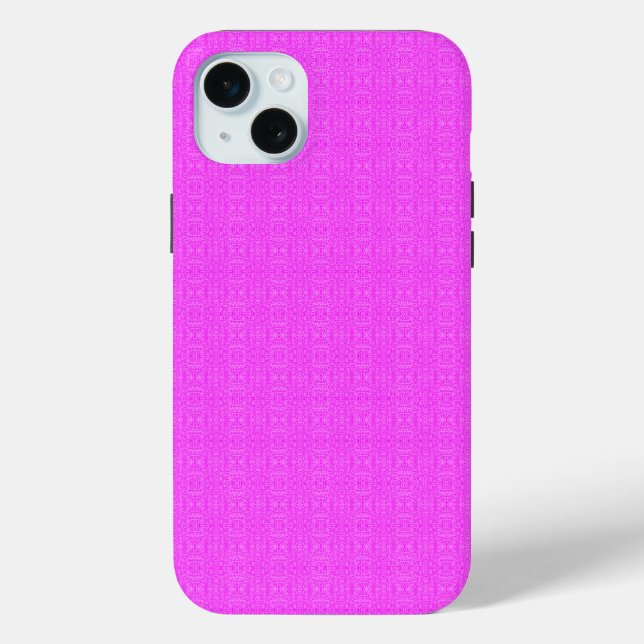 Fun Elegant Abstract Small Motif Pink Pattern Case-Mate iPhone Case (Back)