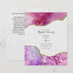 Fun Elegant, Glittery BUDGET Bridal Shower