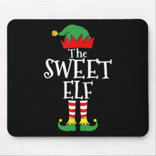 Fun Elf Christmas Pyjamas Family 1 Mouse Mat
