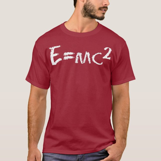 Fun Emc2 equation  Einstein  Physics  Relativity T-Shirt (Front)