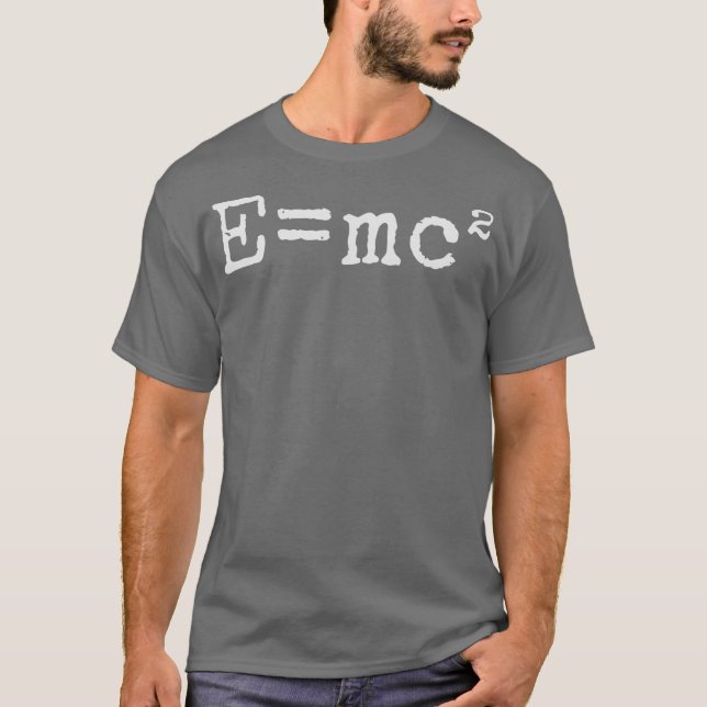Fun Emc Equalization Science Physics Relativity T-Shirt (Front)