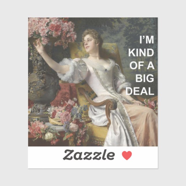 Fun Empowering Text Quote + Vintage Portrait (Sheet)