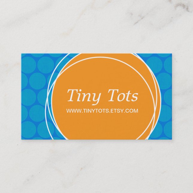Fun Etsy Business Card (Front)