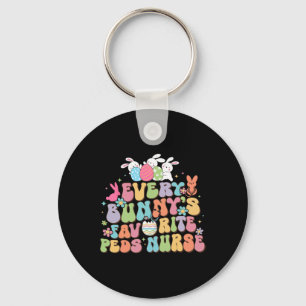 Fun Every Bunny's Favourite Peds Nurse Nursing Eas Key Ring