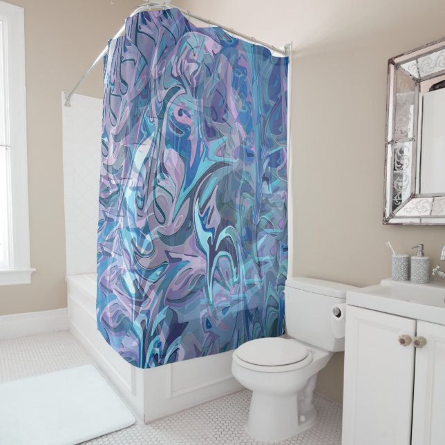 Fun Faces...... Shower Curtain (In Situ)