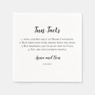 Fun Fact Napkin