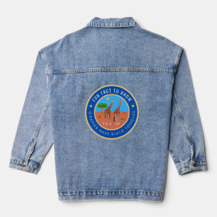 Fun fact to know about Giraffes Denim Jacket