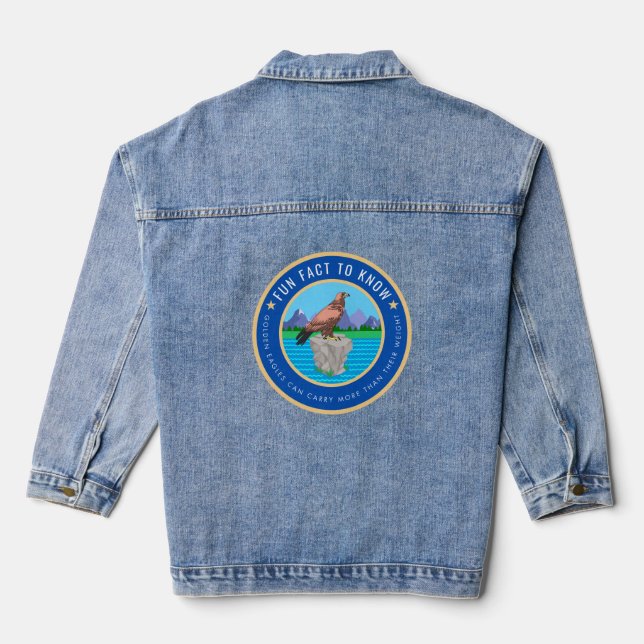 Fun fact to know about Golden Eagles Denim Jacket (Back)