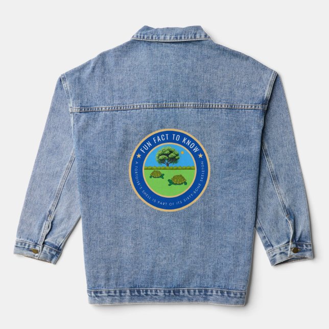 Fun fact to know about Tortoises Denim Jacket (Back)