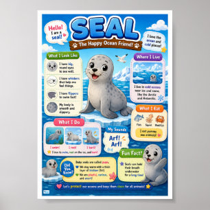 Fun Facts About [Seal For Kids Poster