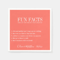 Fun Facts Coral Personalised