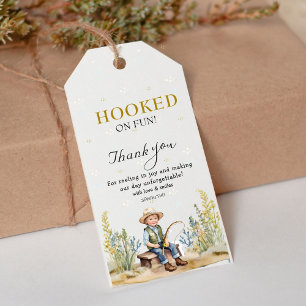 Fun Facts Fisherman’s Derby Baby Shower Thank You Gift Tags