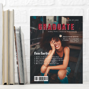 Fun Facts   Graduate Magazine Cover Photo  Announcement