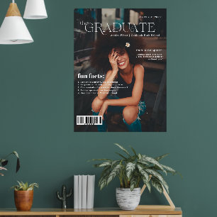 Fun Facts Graduate Magazine Cover Photo Poster