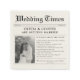 Fun Facts Newspaper Wedding