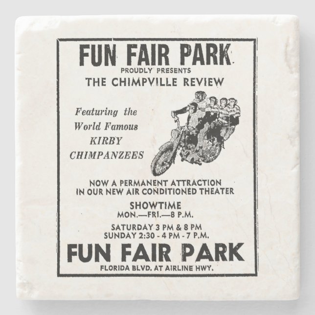 Fun Fair Park Ad 4 coaster (Front)