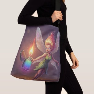 Fun Fairy Bridal Shower Tote Cross-Body Bag C