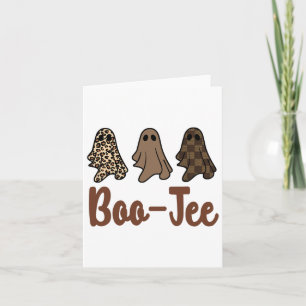 Fun Fall Halloween Ghost Boujee Boo-jee Spooky Sea Card