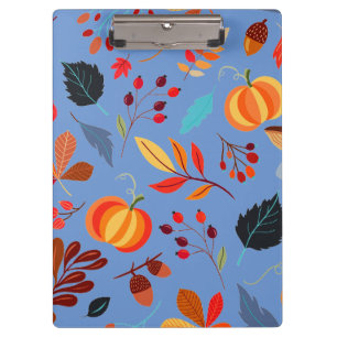 Fun fall harvest pattern clipboard