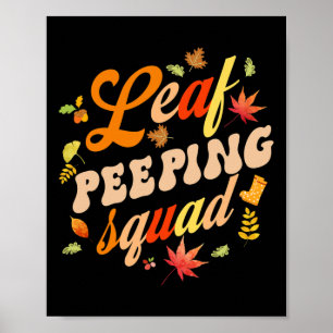 Fun Fall Season Leaves Bunnyer Leaf Bunnying Squad Poster