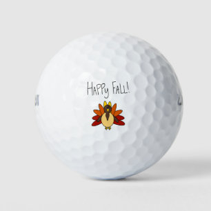 Fun Fall Turkey Golf Balls