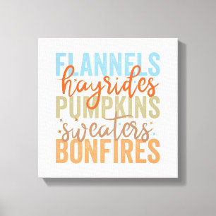 Fun Fall Vibes Canvas Print