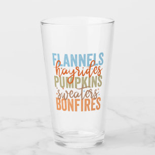 Fun Fall Vibes Glass