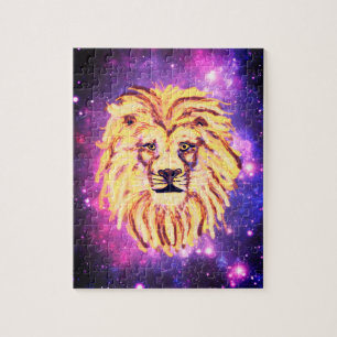 Fun Family Galaxy Lion Animal Kids Jigsaw Puzzle