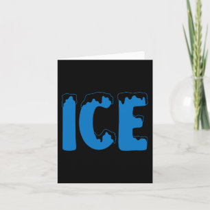 Fun Family Halloween Costume Ice and Ba Card